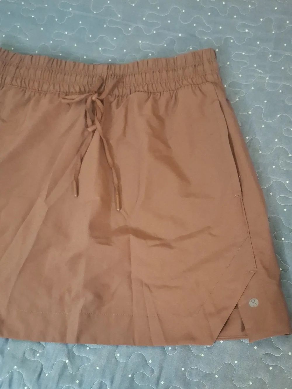 LayersโBrown Athletic Skort with Drawstring size small